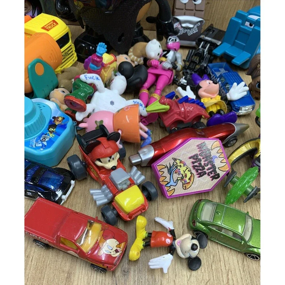 Random Toy Lot- Vintage & Modern 4 lbs Reseller or Collectors Paradise Box 10